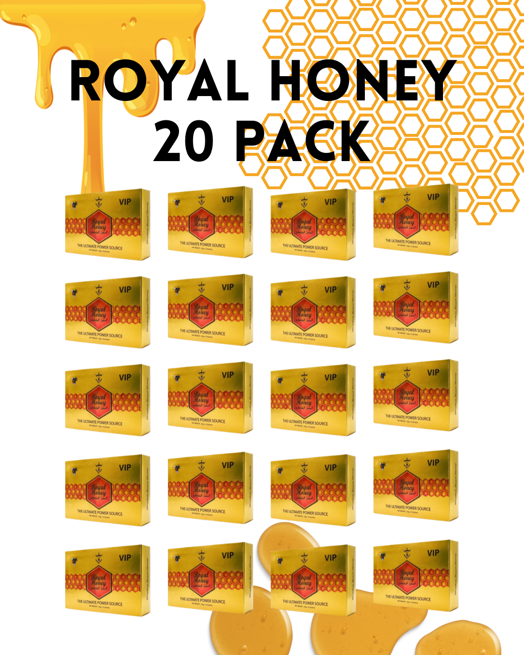 pack 20 cajas Royal Honey