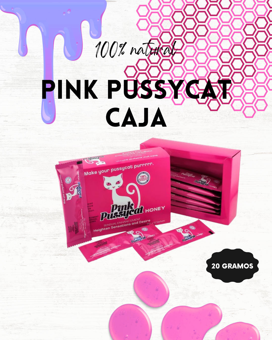 Pink Pussy Cat Caja